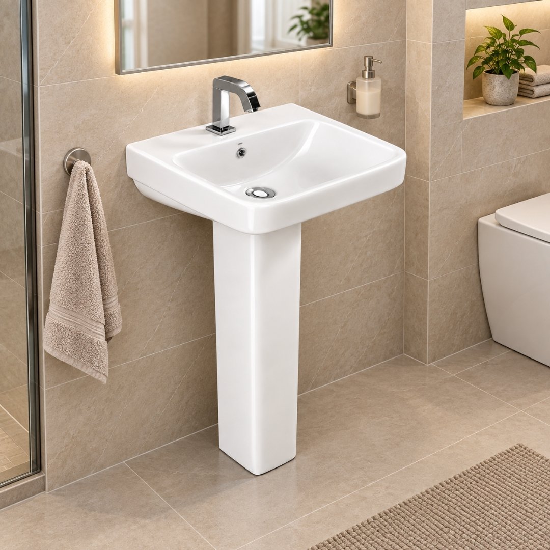 Sonet FABIYA, washbasin with pedestal